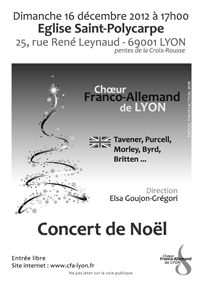 Concert de Noël 2011